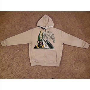 Sean John Hoodie Hip-Hop DOUBLE-SIDED Sweatshirt 90s 1990s Mens Size XL RARE